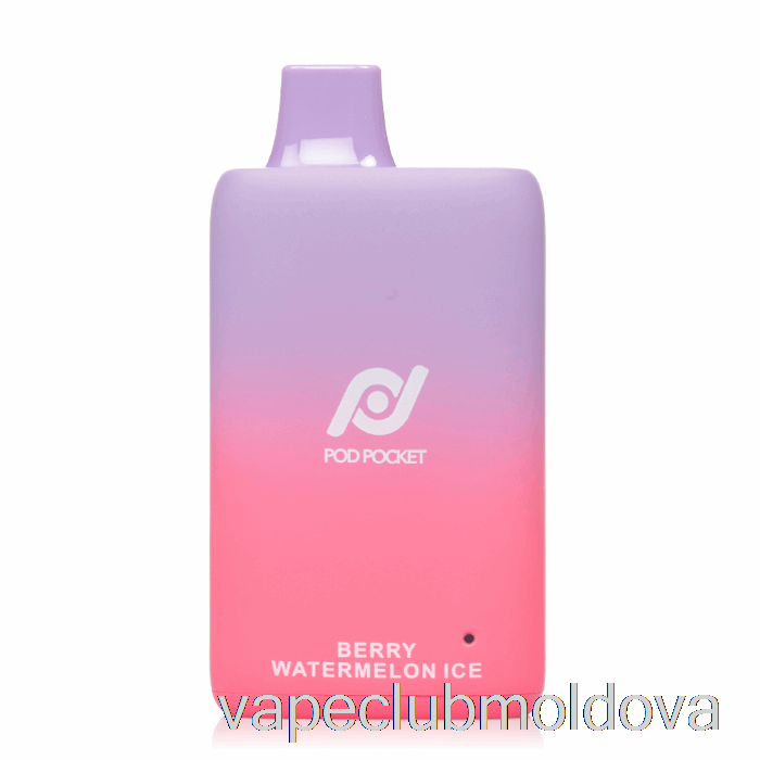 Vape Mod Pod Pocket 7500 De Unică Folosință Gheață De Pepene Verde